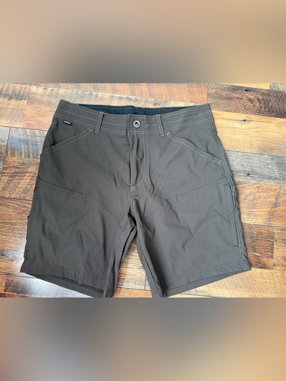 Kuhl Men's Brown Renegade Lightweight Performance Hybrid Shorts